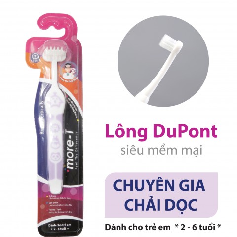 MT10 bàn chải trẻ em màu tím